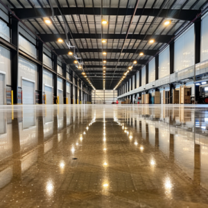 cost effective flooring solutions polished concrete warehouse industrial building